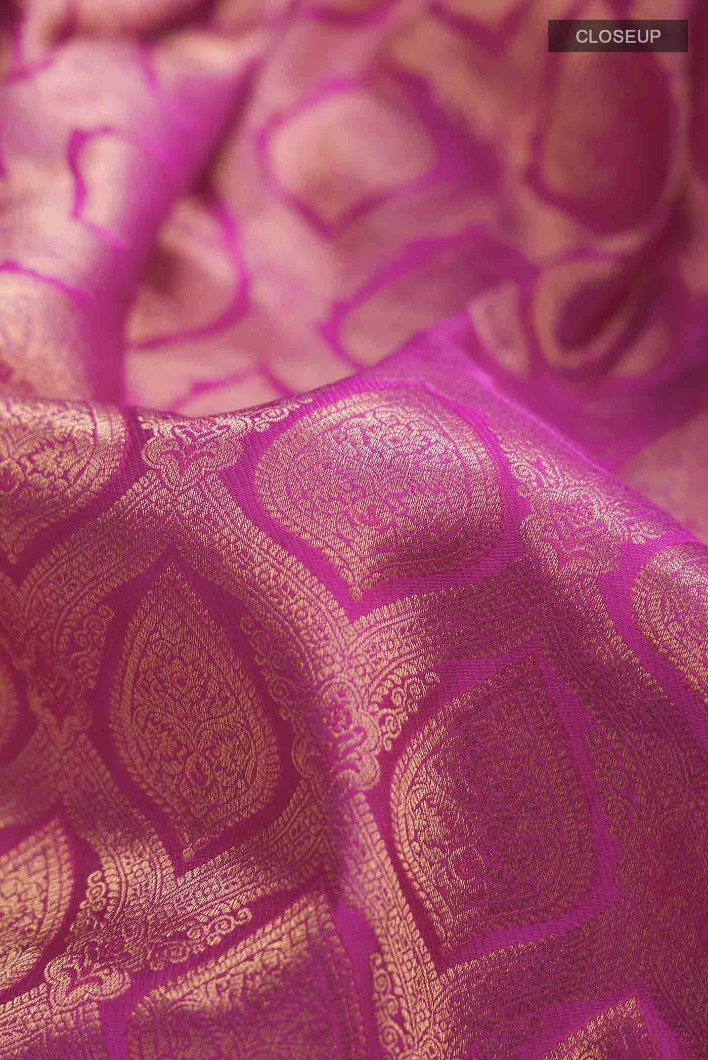Pink Kanchipuram Silk Saree Buy at ₹52658