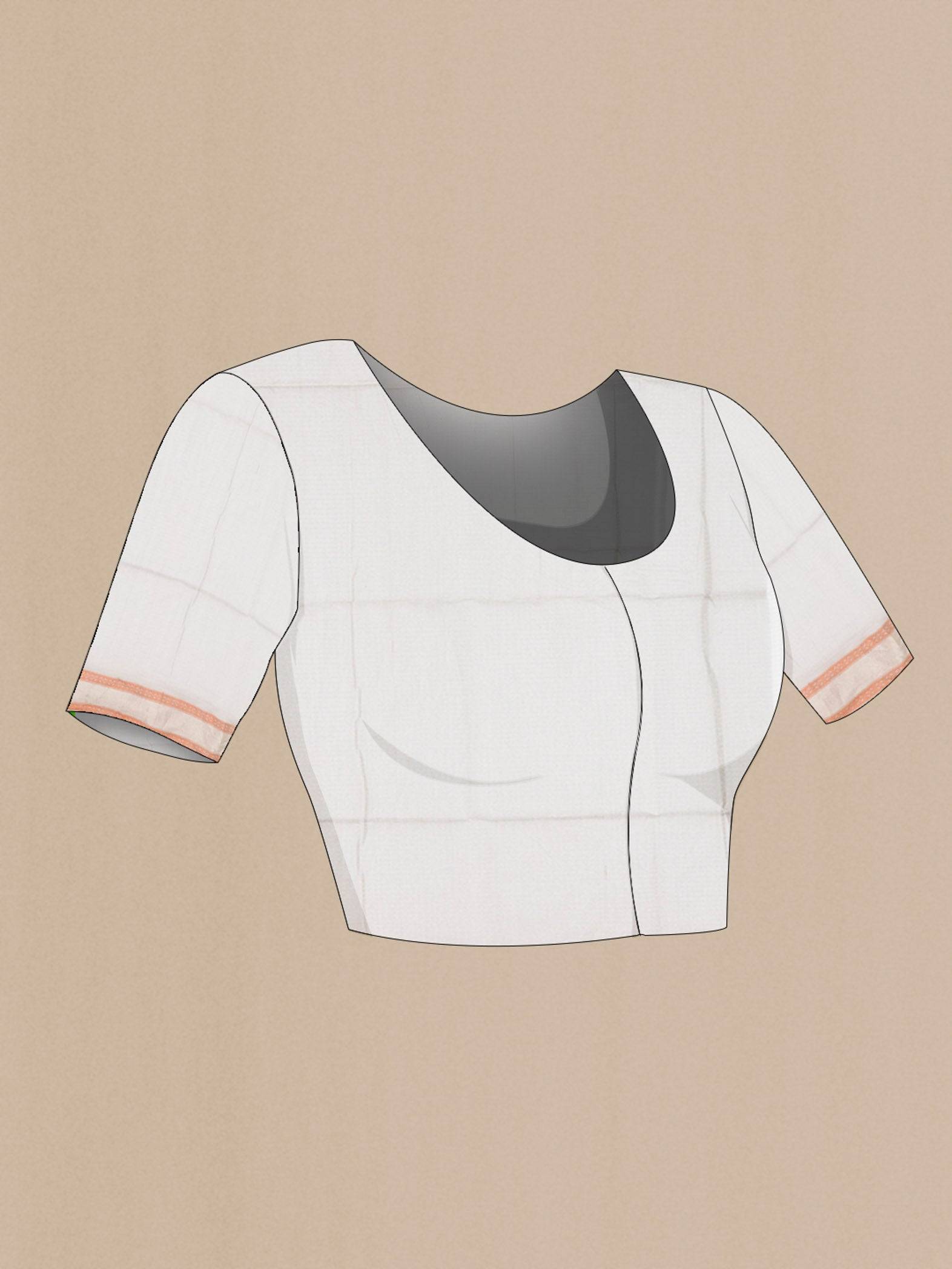 Grey Maheshwari Silk Cotton Saree Buy at ₹5931