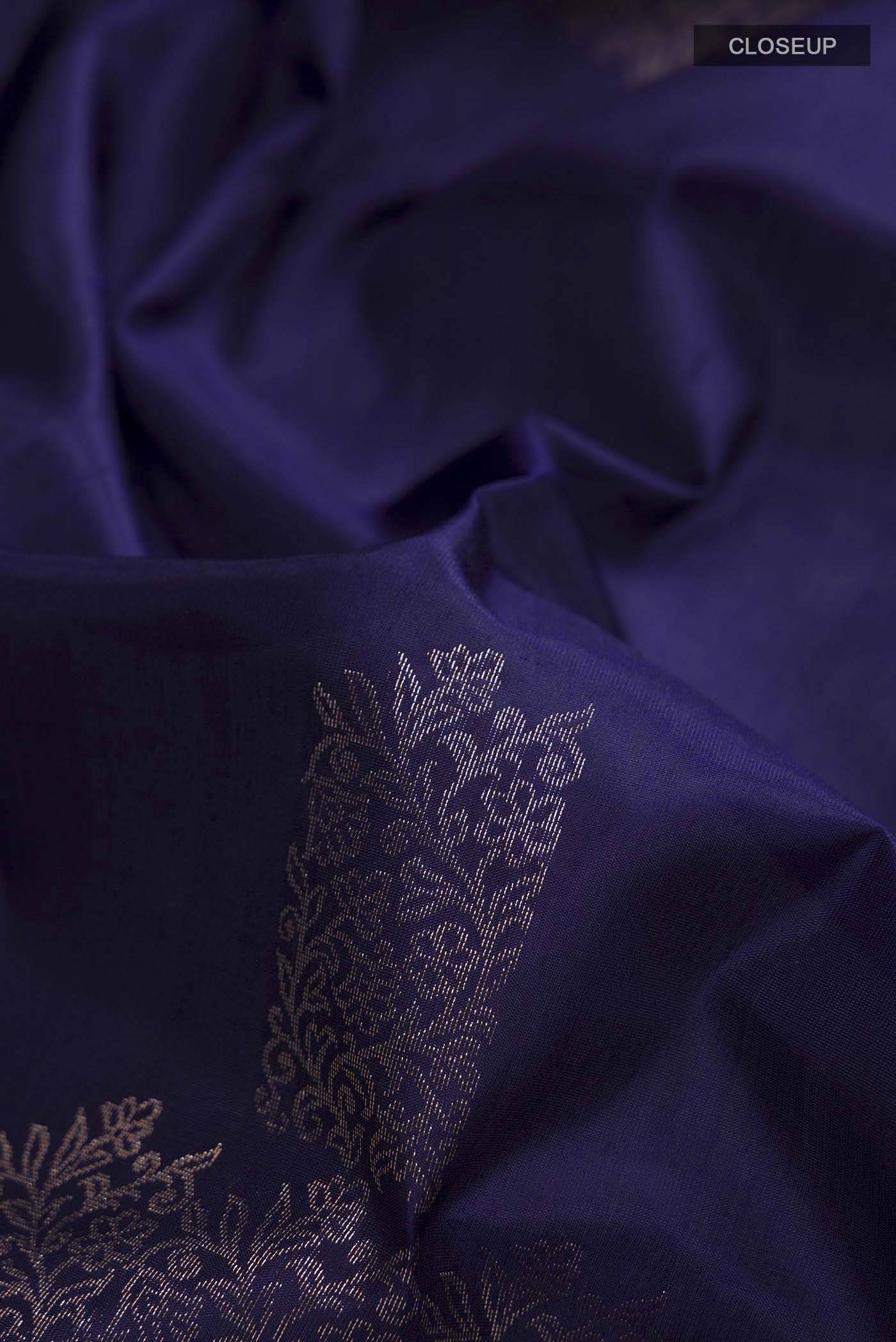 Navy Blue Soft Silk Saree Buy at ₹11686