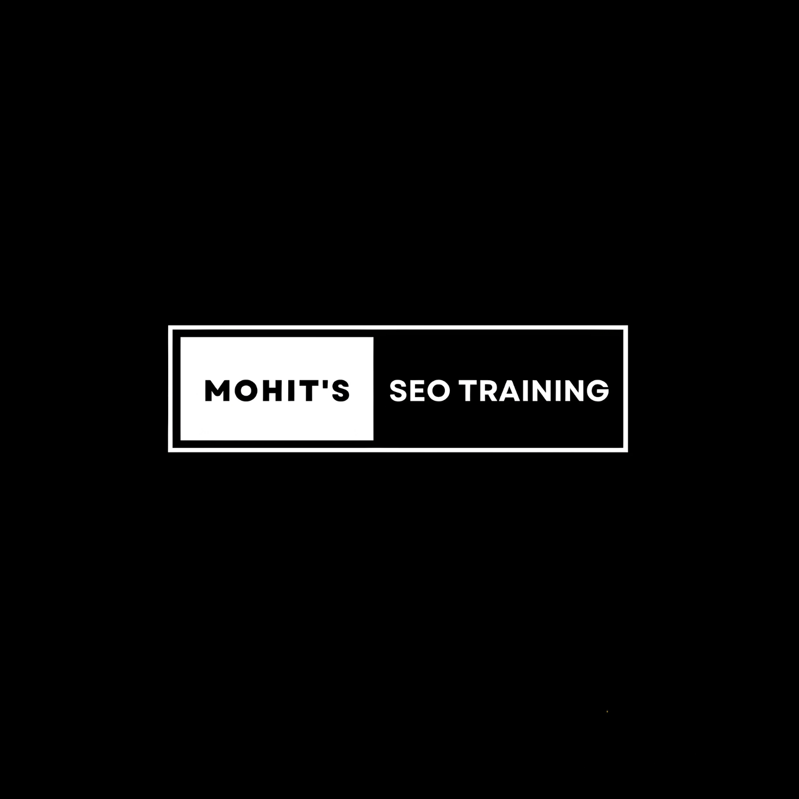 Mohit's SEO Training