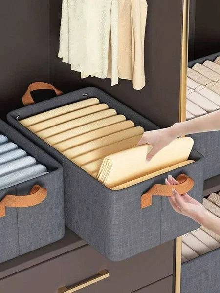 26L Collapsible Storage Basket with Steel Frame – Foldable Organizer for Clothes, Toys & Household Items (Pack of 1) Buy @ ₹399