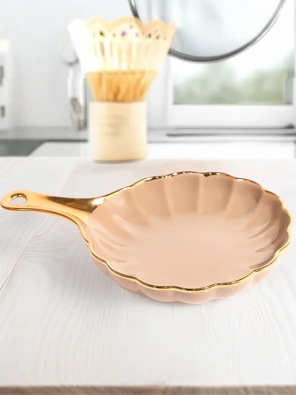 Blluex Ceramic Serving Handle Plate Buy @ ₹0