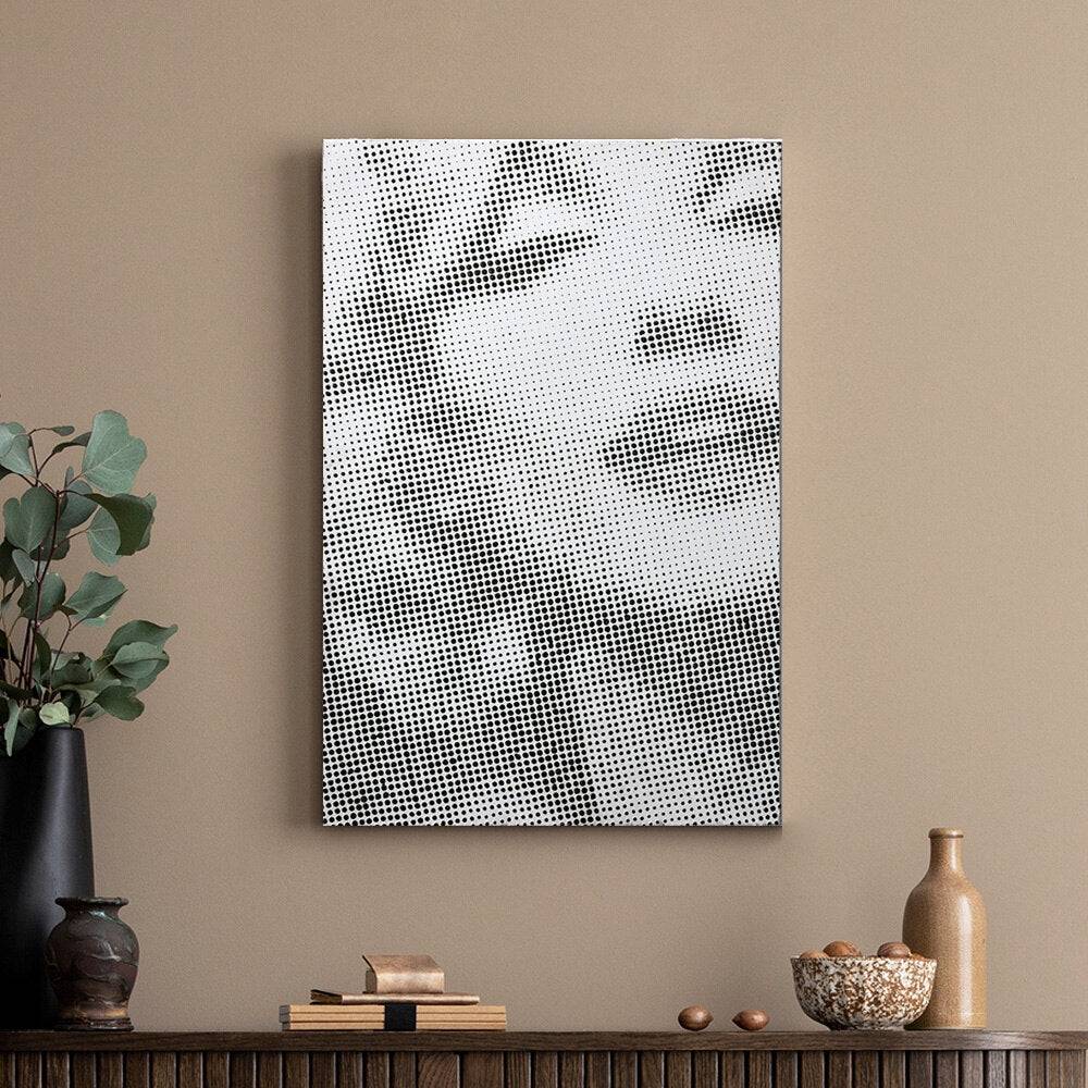 Marilyn Monroe Canvas Wall Painting (Grey & White)