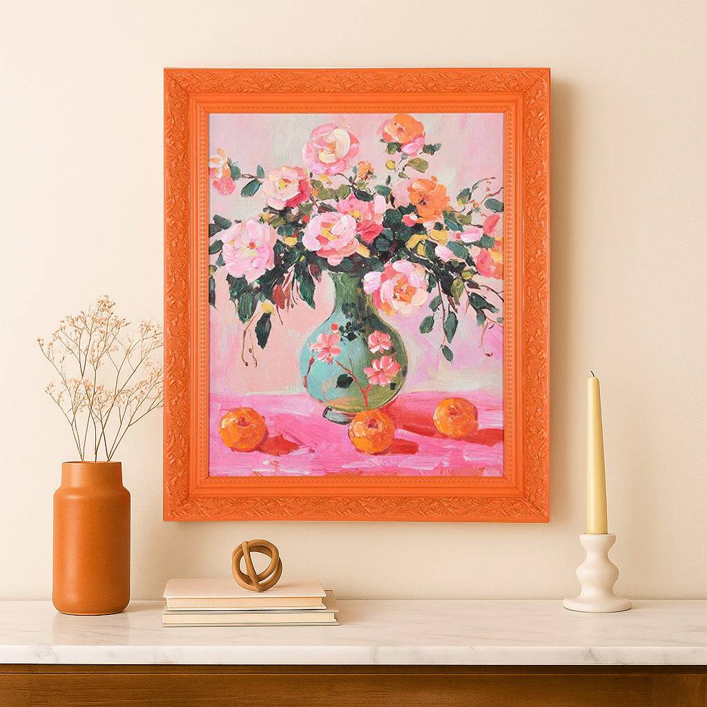 Botanical Art Canvas Wall Painting- Multicolor