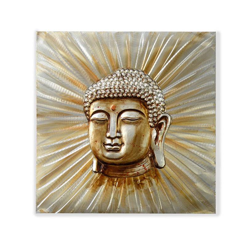 Buddha Painting Emboss- Gold