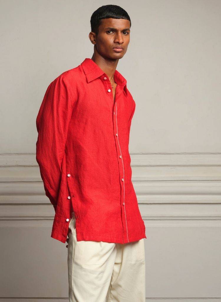 Handwoven Linen Shirt