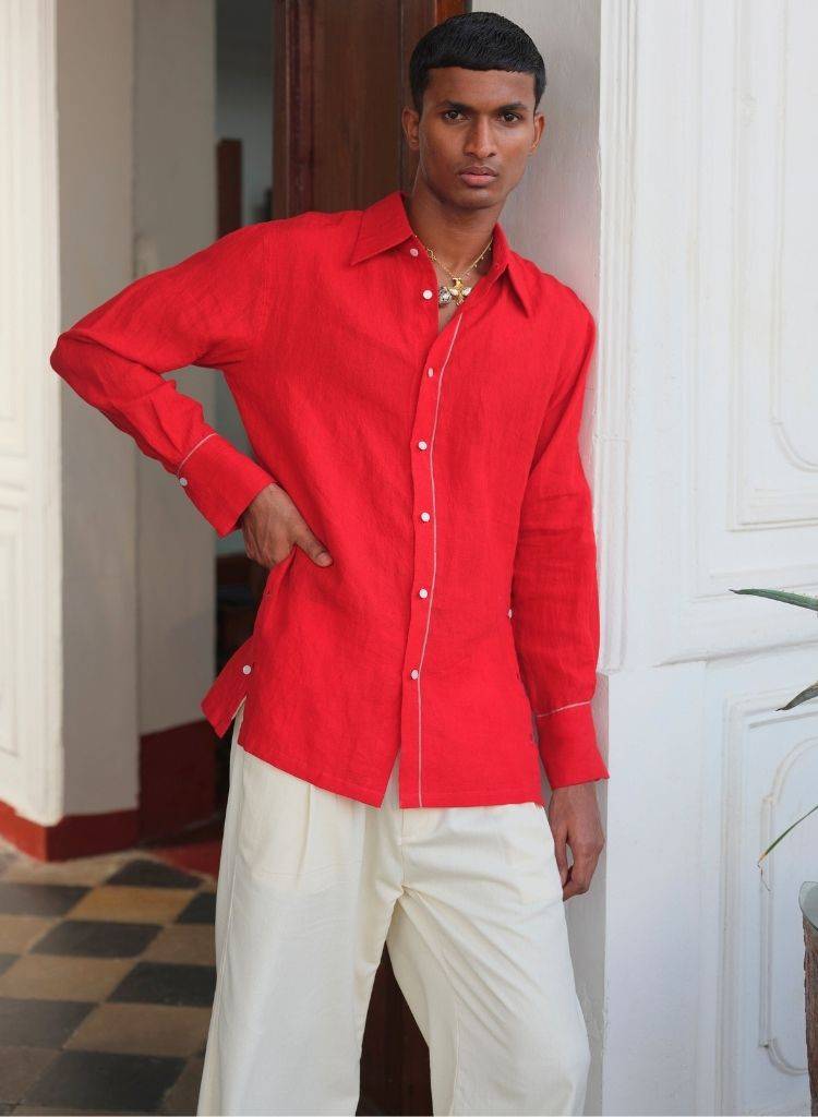 Handwoven Linen Shirt