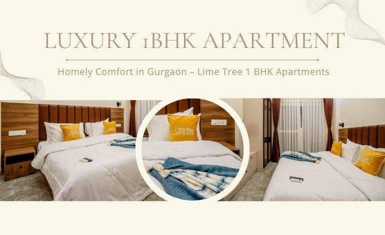 Fully Furnished 1BHK Serviced Apartment Near Artemis Hospital Gurgaon for Film Shoots & Creative Teams