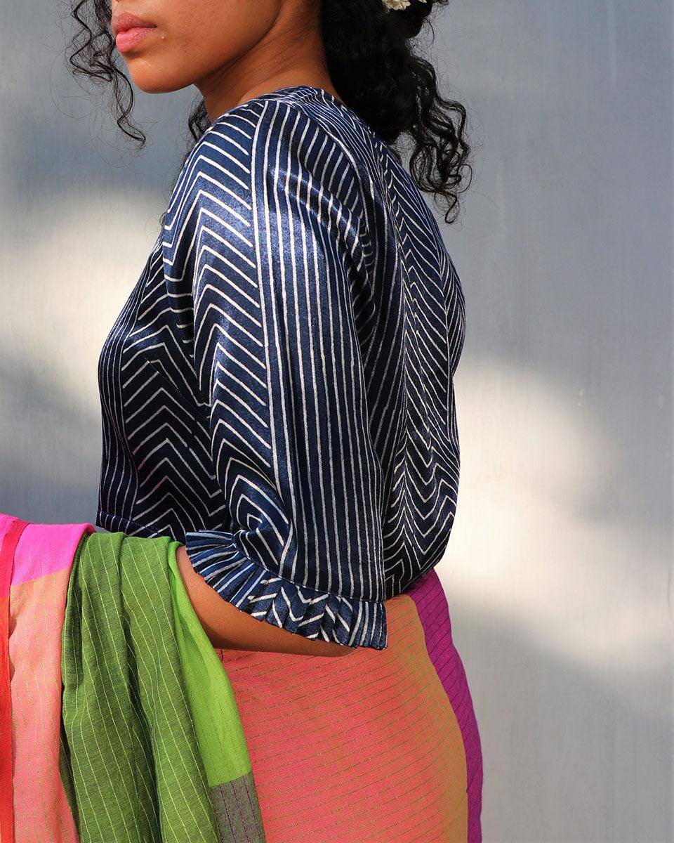 Divjot Mashru Silk Blouse