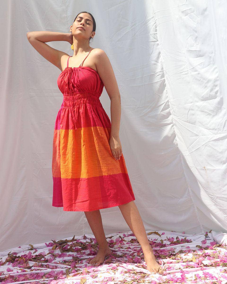 Holo Handwoven Cotton Dress - RC