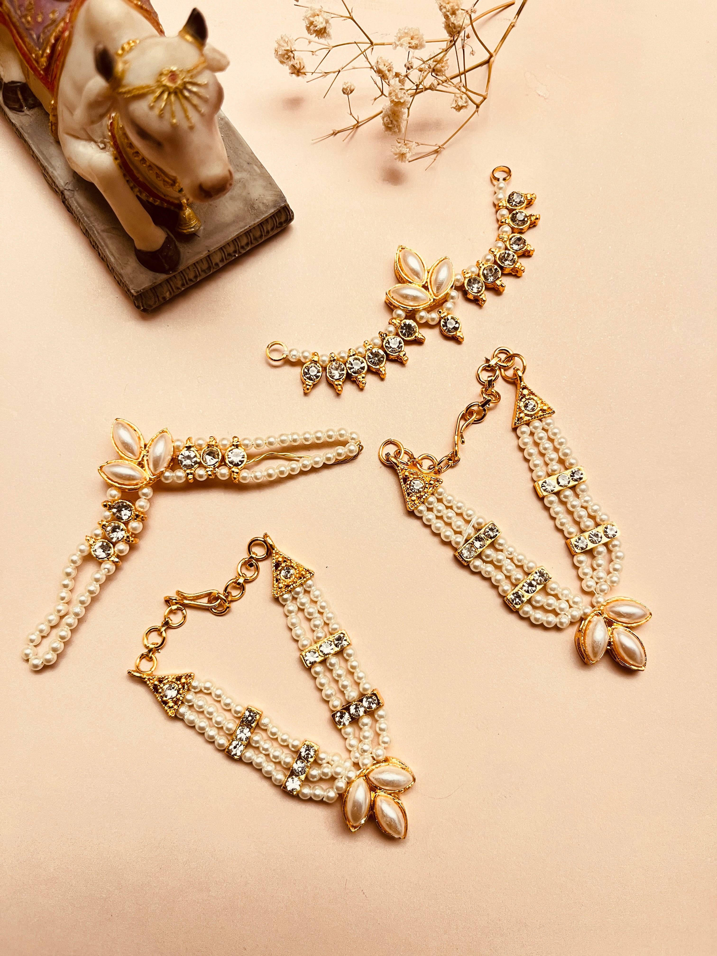 Holy mukut with haar set