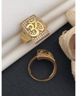 Om Ring Diamonds For Men