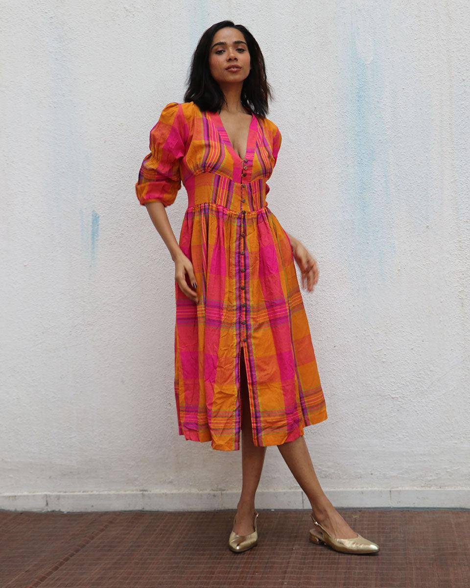 Florentine Handwoven Cotton Dress