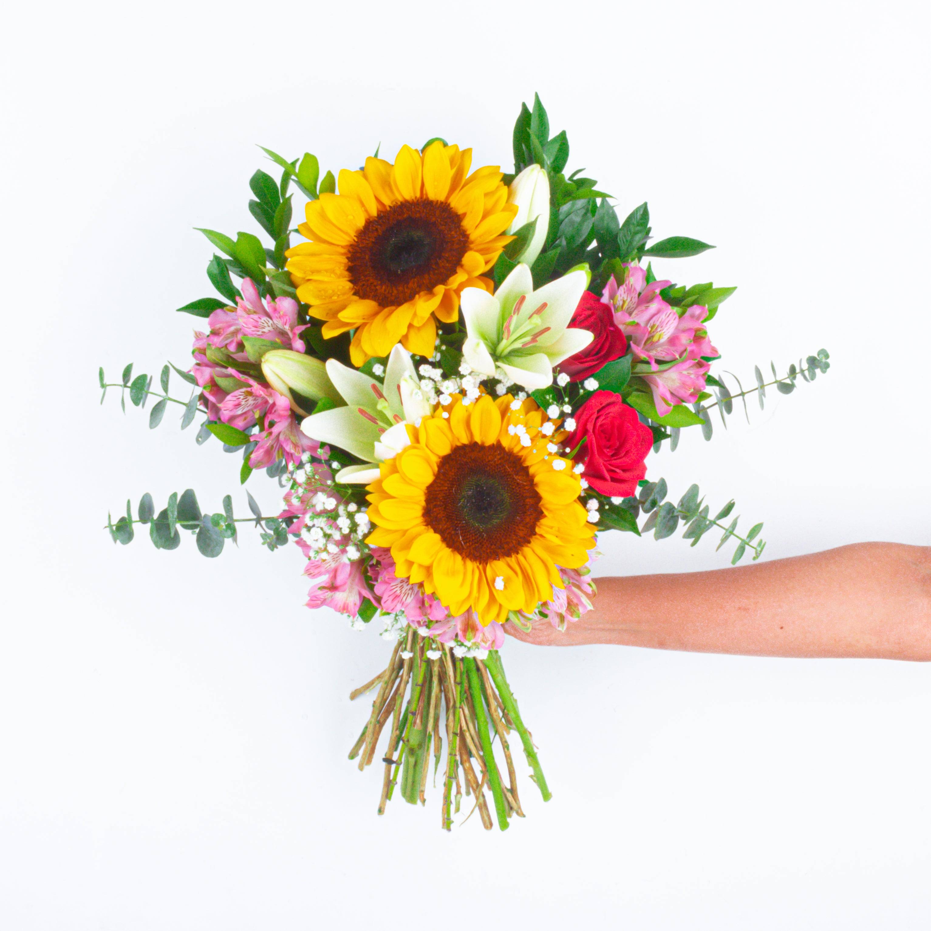 Sunlit Whisper – (with glass vase) Buy at ₹1900