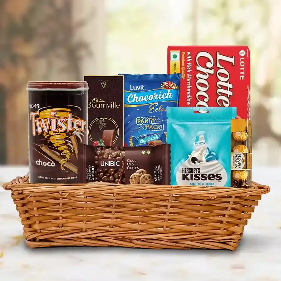 Yummy Chocolate Gift Basket