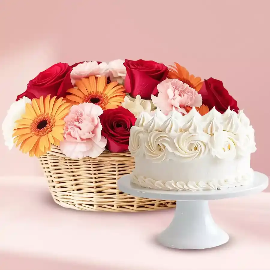 Floral & Vanilla Cake Delight