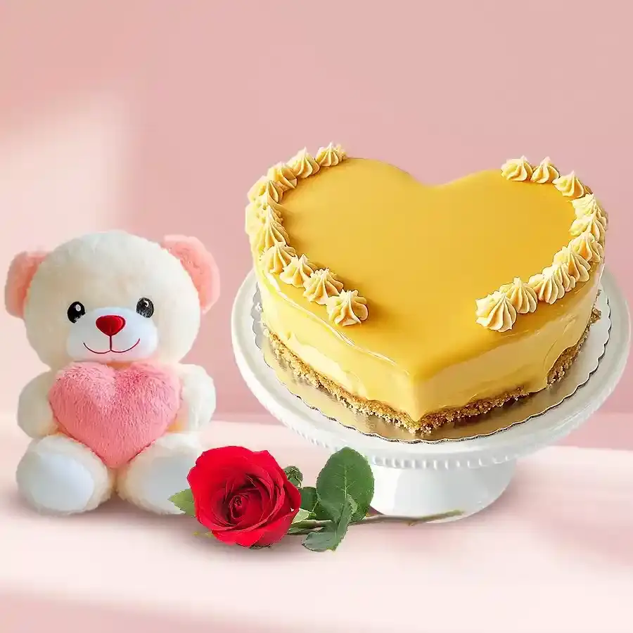 Sweetly Yours: Butterscotch Cake & Rose