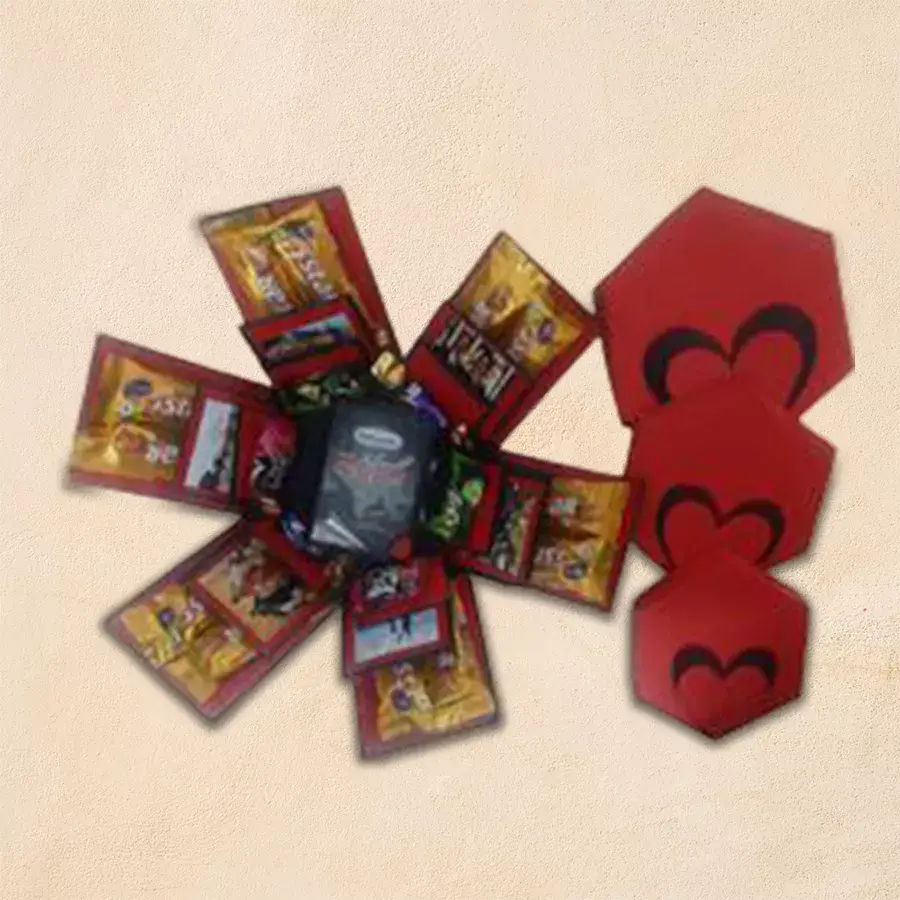 Magical Explosion Box of Chocolates n Personalized Photos