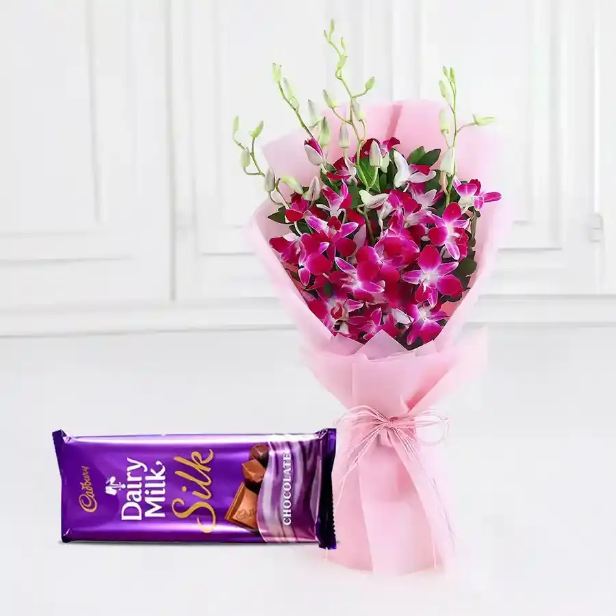 Orchids & Chocolate Bliss Combo