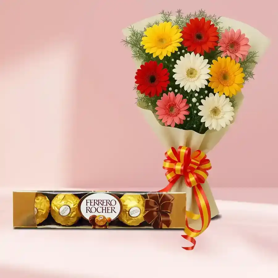 Decadent Chocolate and Gerbera Delight