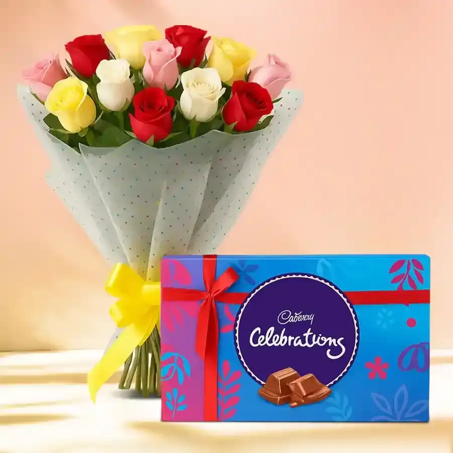 Enchanting Roses with Sweet Treats