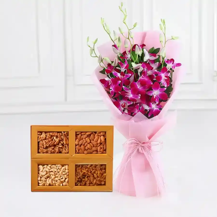 Exotic Orchid & Nut Extravaganza