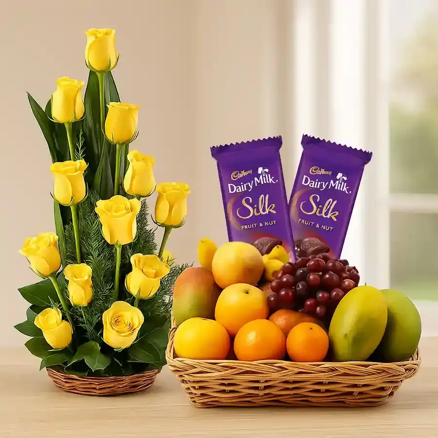 Blooms, Fruits, and Chocolate Treats