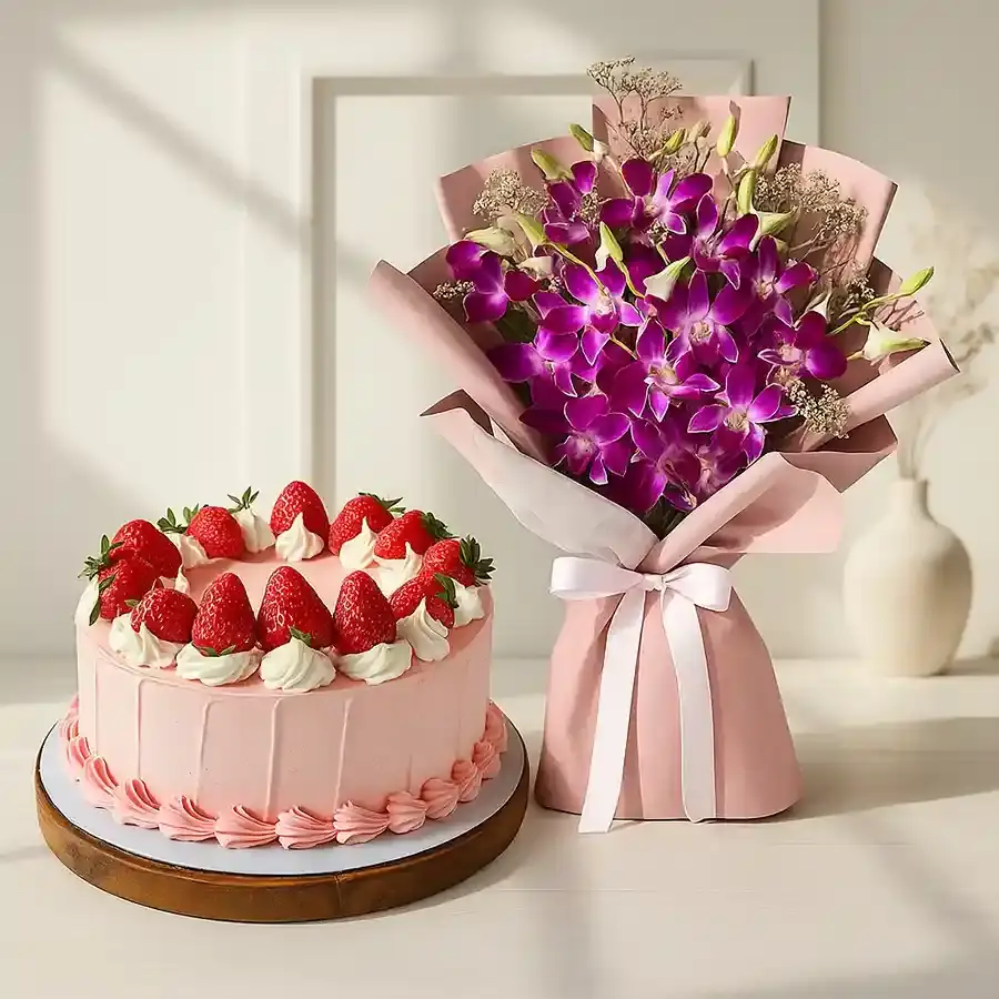 Enchanting Anniversary Treats Combo