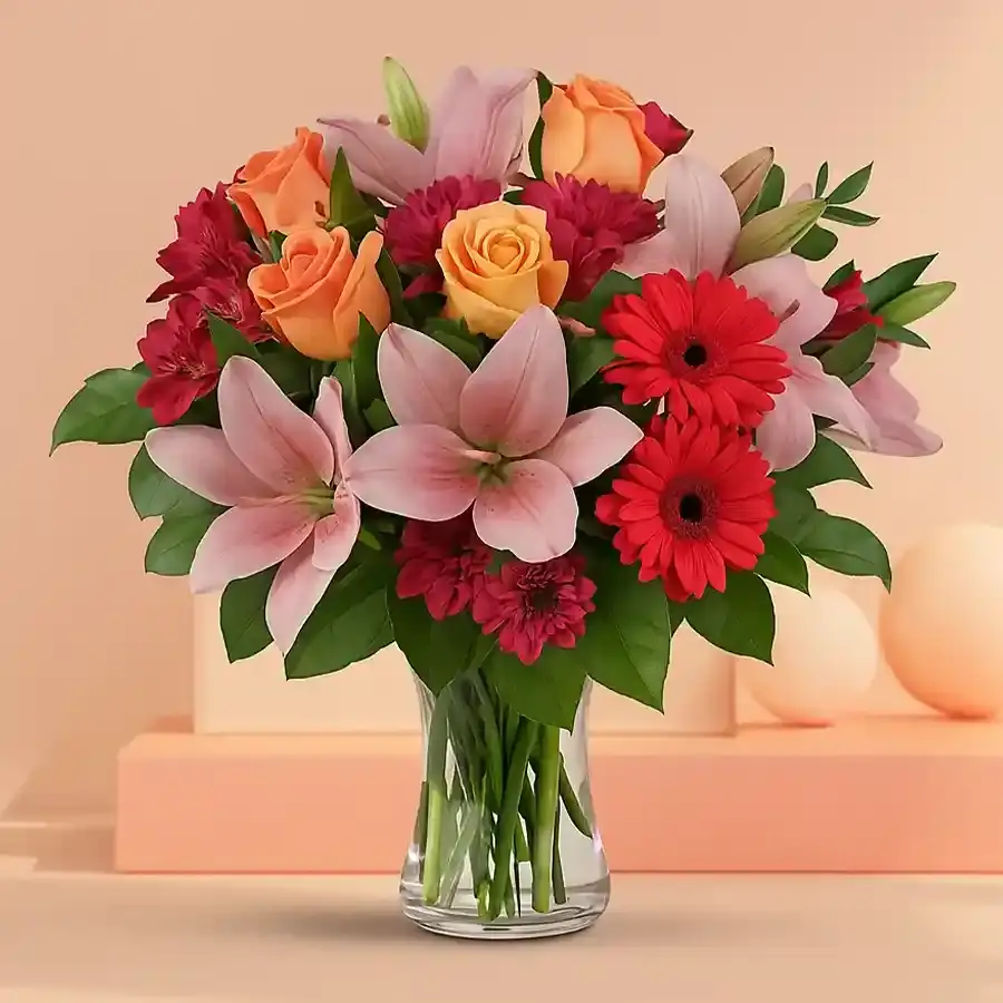 Floral Whimsy in a Vase