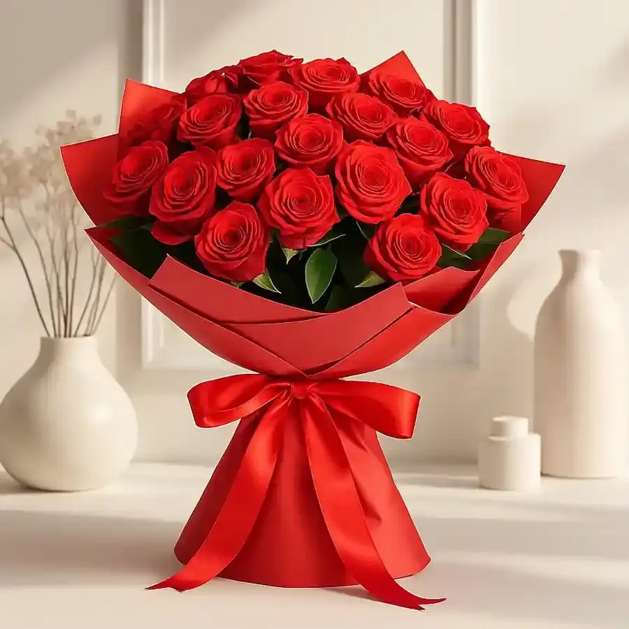 Enchanting Summer Dutch Rose Bouquet