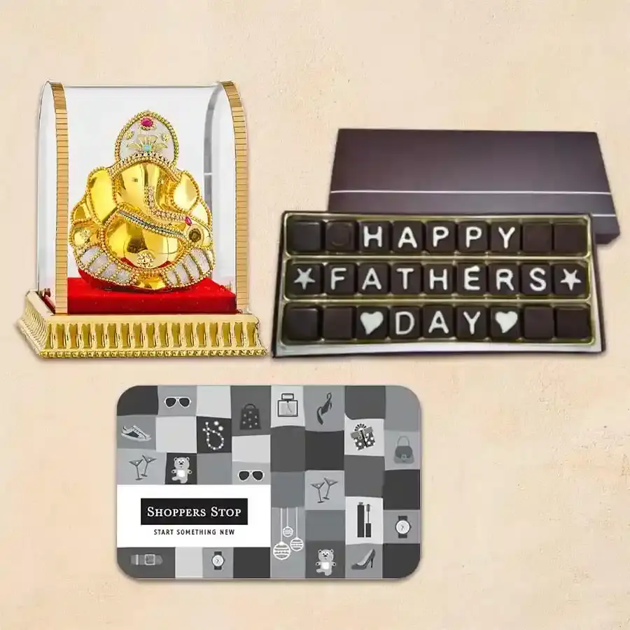 Fathers Day Chocolate with Dinner E Voucher from Shoppers Stop & Lucky Ga..