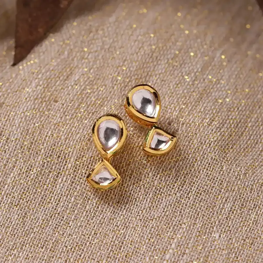 Radiant Kundan Studs