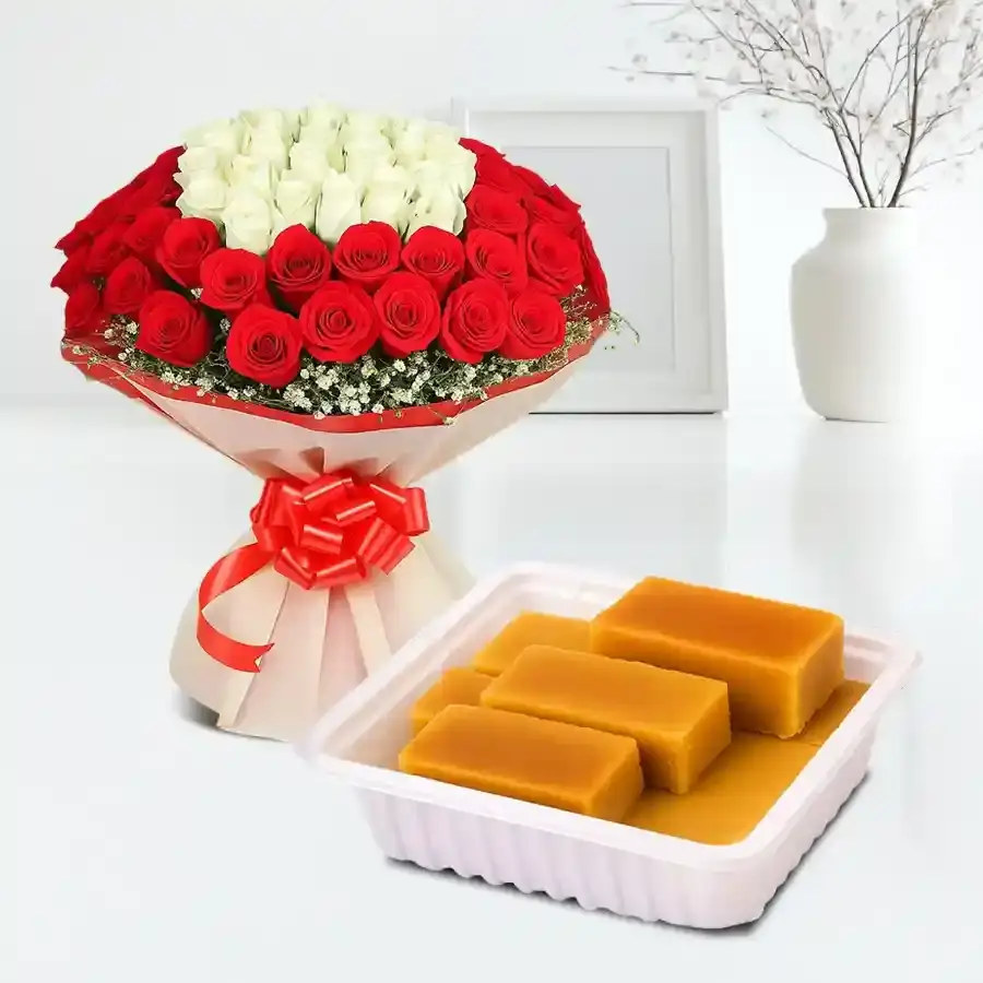 Roses and Mysore Pak Bliss