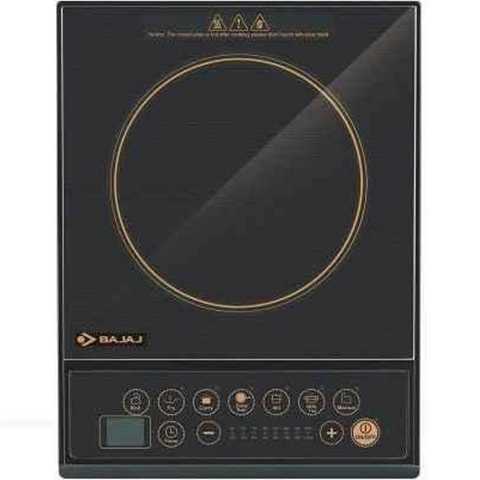 Bajaj ICX 130, 1600 Watts Induction Cooktop with Pan sensor, Black Buy at only ₹2769