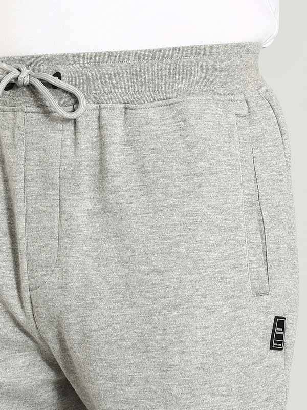 Men Solid Cotton Blend Jogger