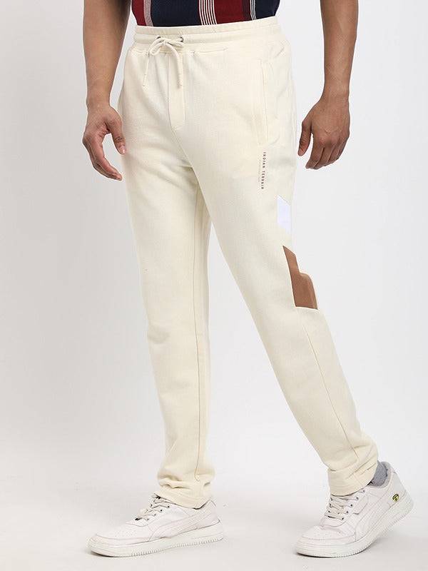 Men Color Block Cotton Blend Jogger
