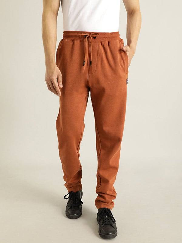 Men Solid Cotton Blend Jogger