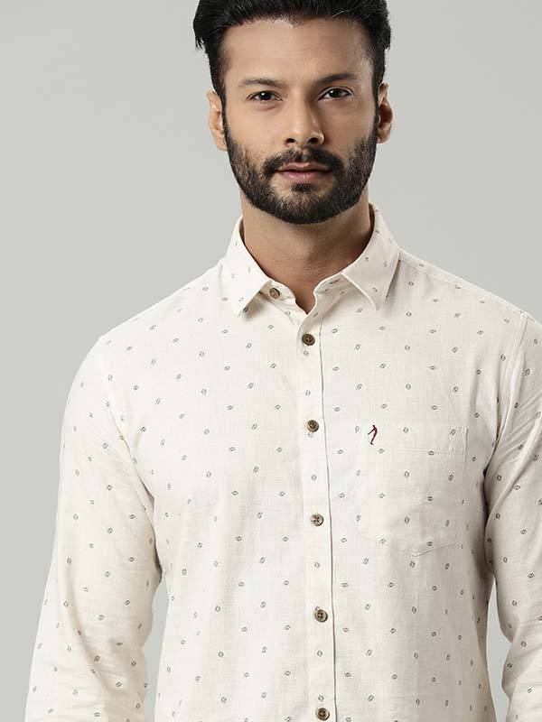 Men Printed Full Sleeve Cotton Shirt