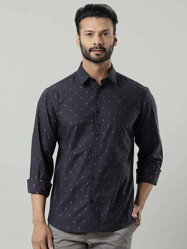 Men Printed Full Sleeve Cotton Shirt