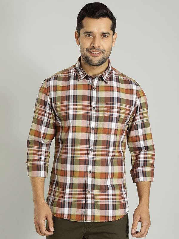 Men Printed Full Sleeve Cotton Shirt