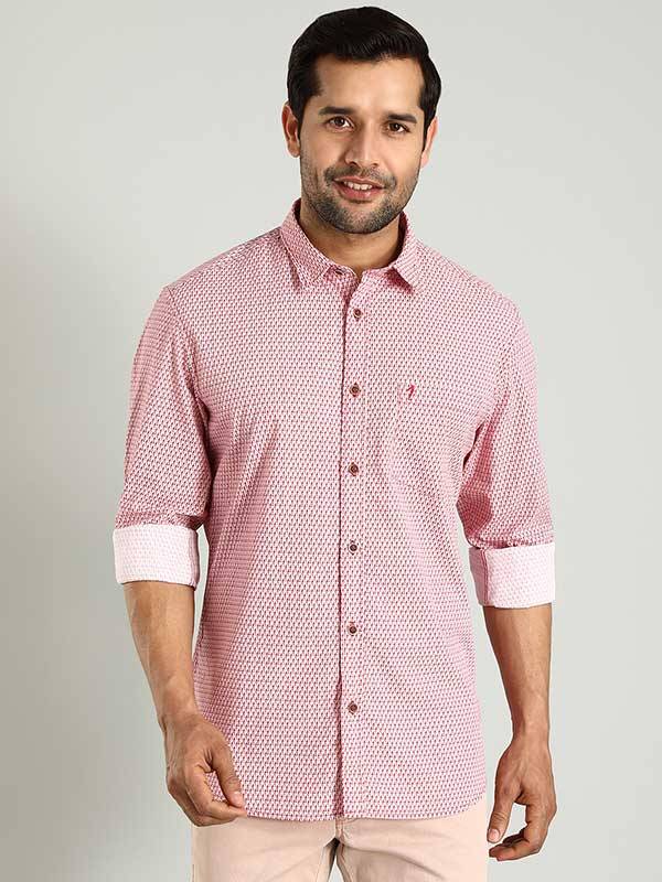 Men Printed Full Sleeve Cotton Shirt