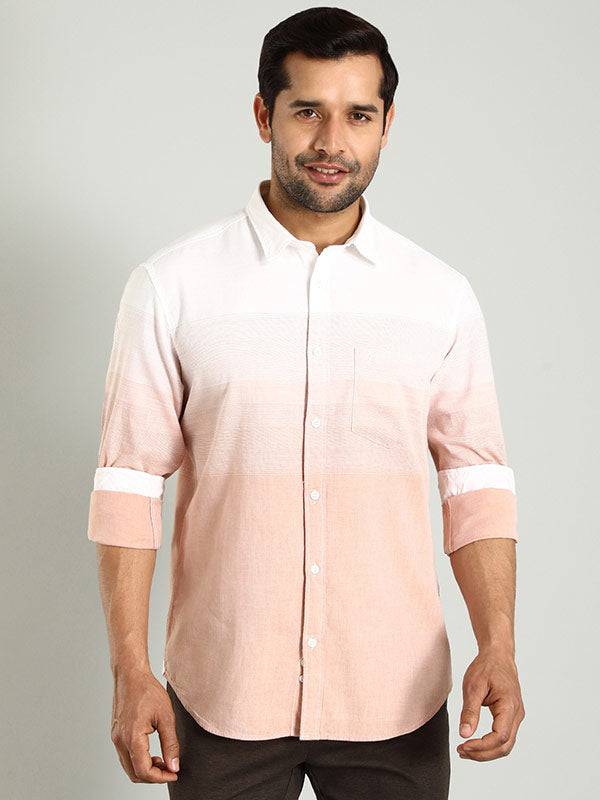 Men Striped Full Sleeve Cotton Shirt