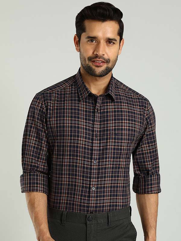 Men Checked Full Sleeve Cotton Shirt