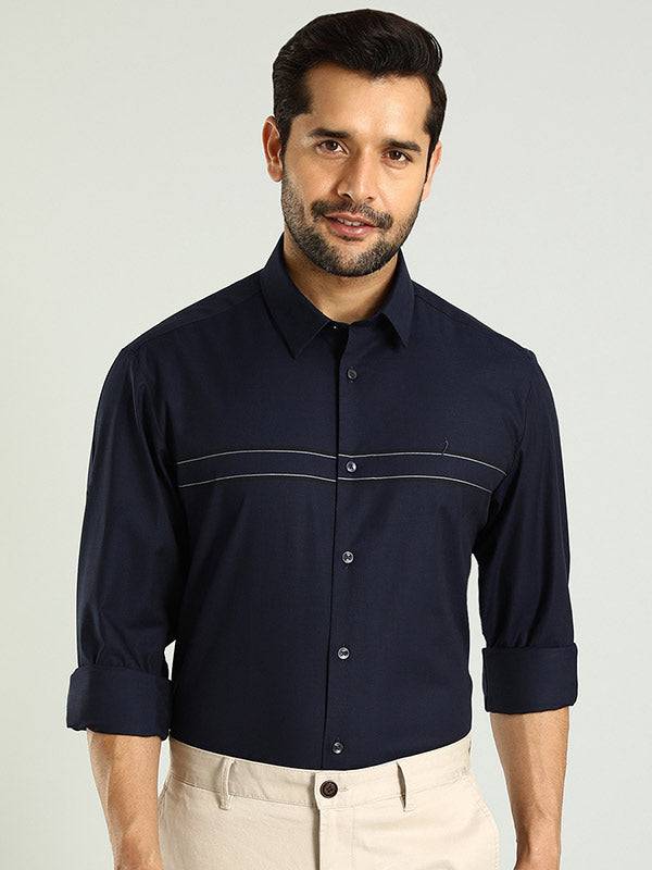 Men Striped Full Sleeve Cotton Shirt