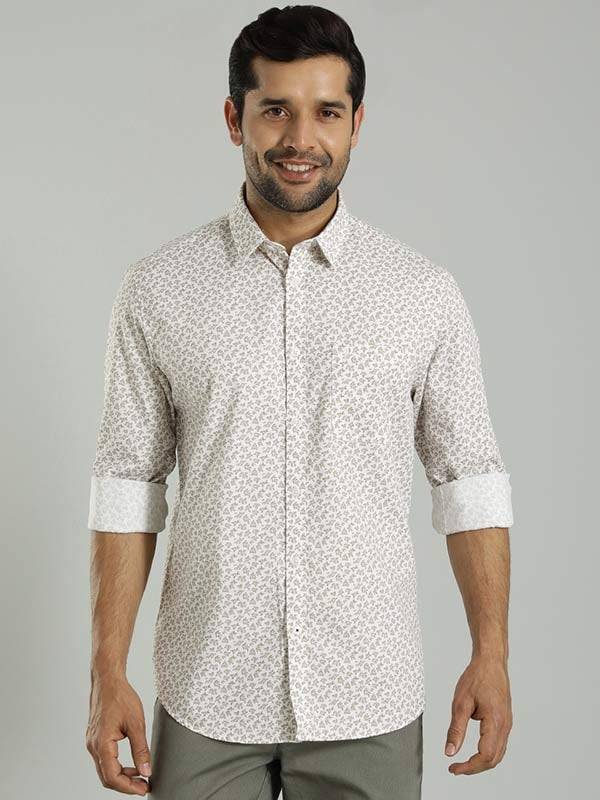 Men Printed Full Sleeve Cotton Shirt