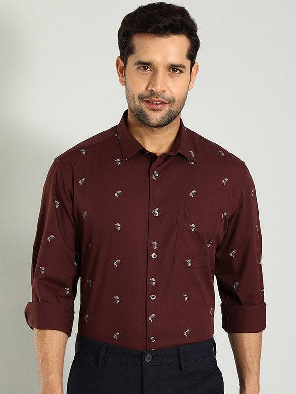 Men Printed Full Sleeve Cotton Shirt