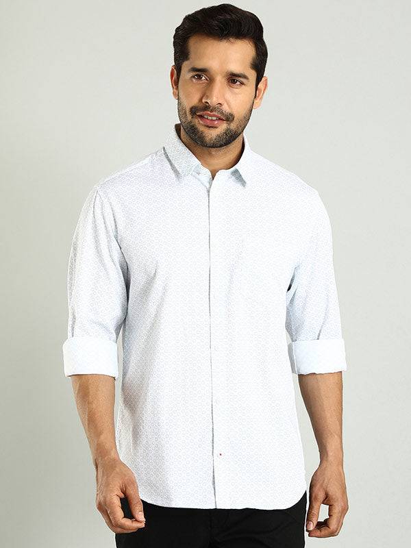 Men Printed Full Sleeve Cotton Shirt