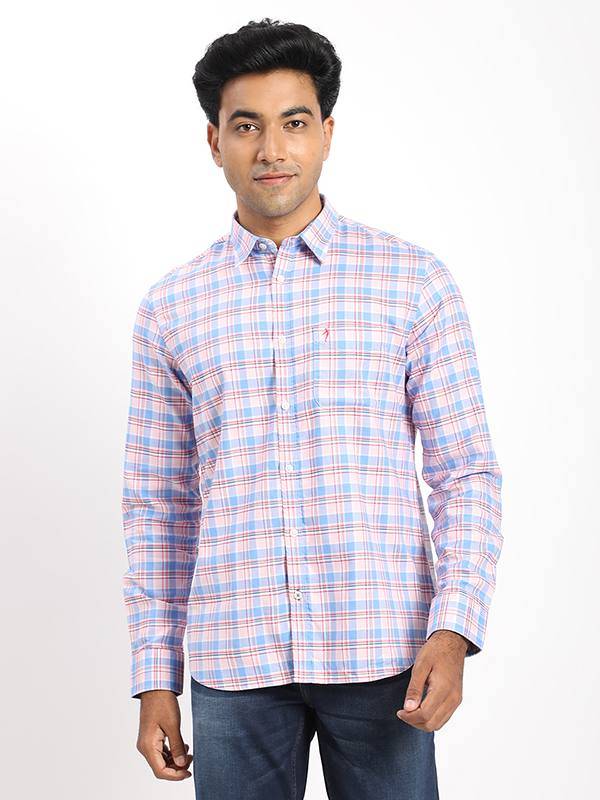 Men Checked Full Sleeve Cotton Shirt