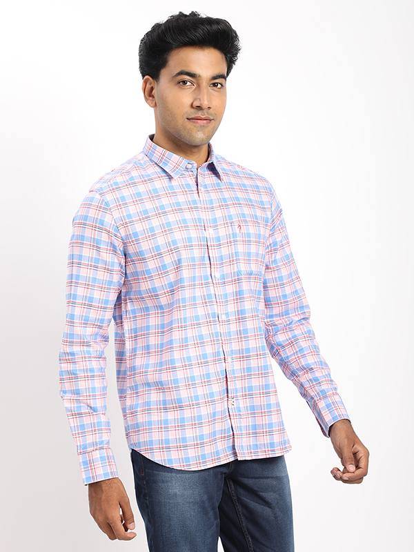 Men Checked Full Sleeve Cotton Shirt