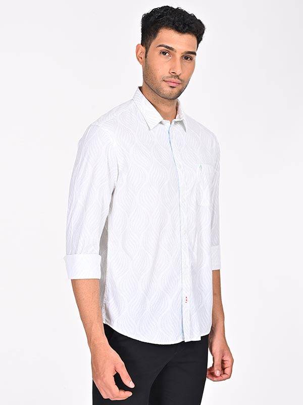 Men Printed Full Sleeve Cotton Shirt